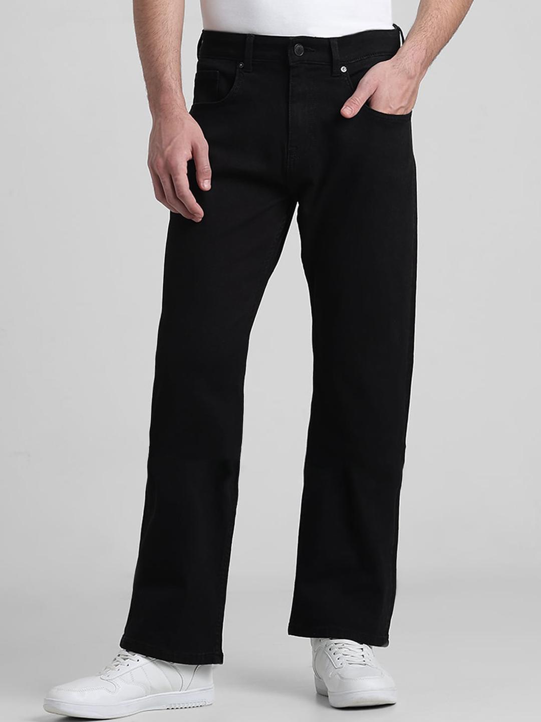 Jack & Jones Men Bootcut Mid-Rise Stretchable Jeans