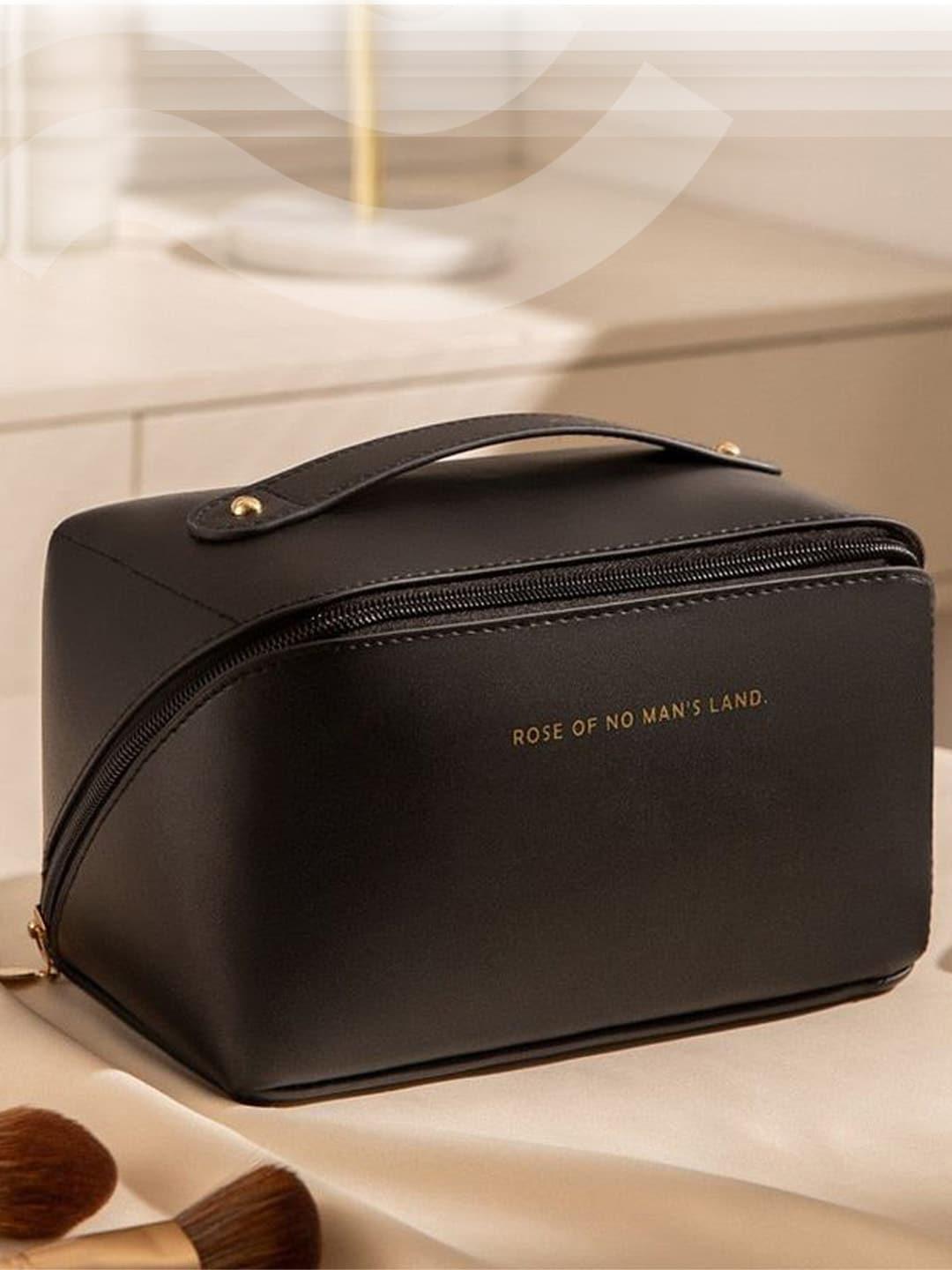 Buy GUBB Makeup Organiser Soft PU Leather Bag Black Travel Kit