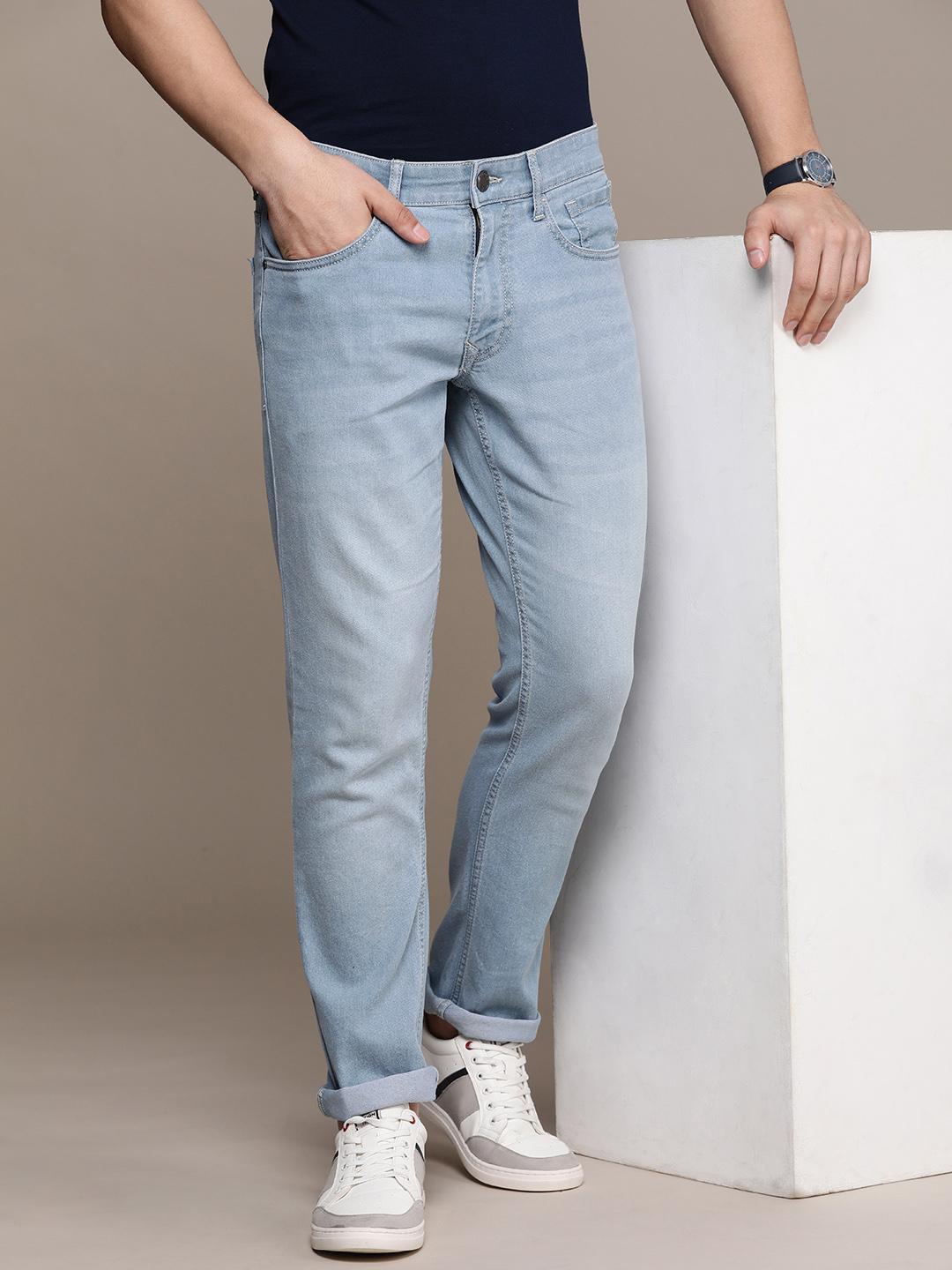 Flipkart Pepe Jeans Black Shoes WROGN Men Slim Fit Stretchable Jeans