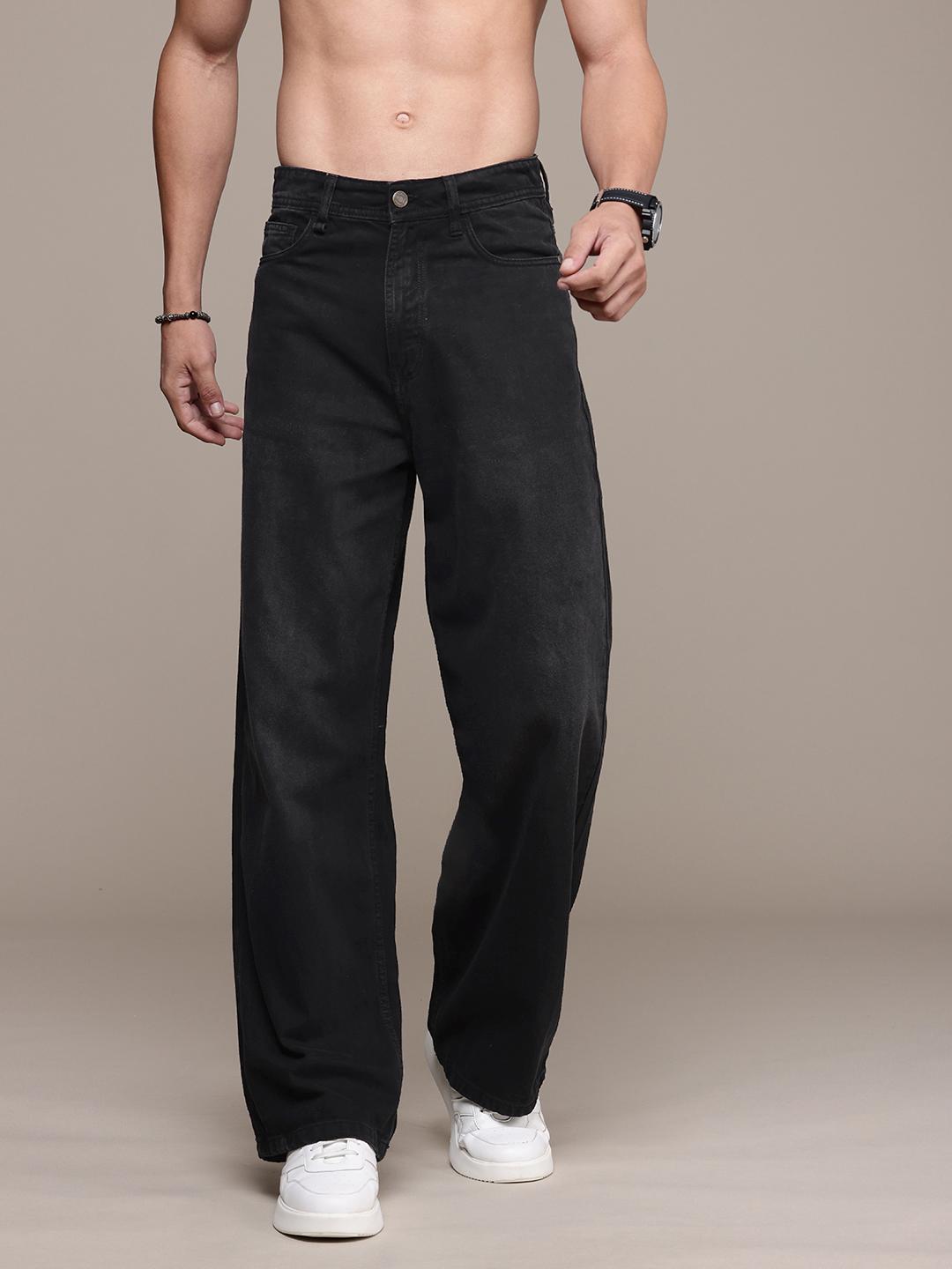 Roadster Men Wide Leg Light Fade Jeans - Image 1