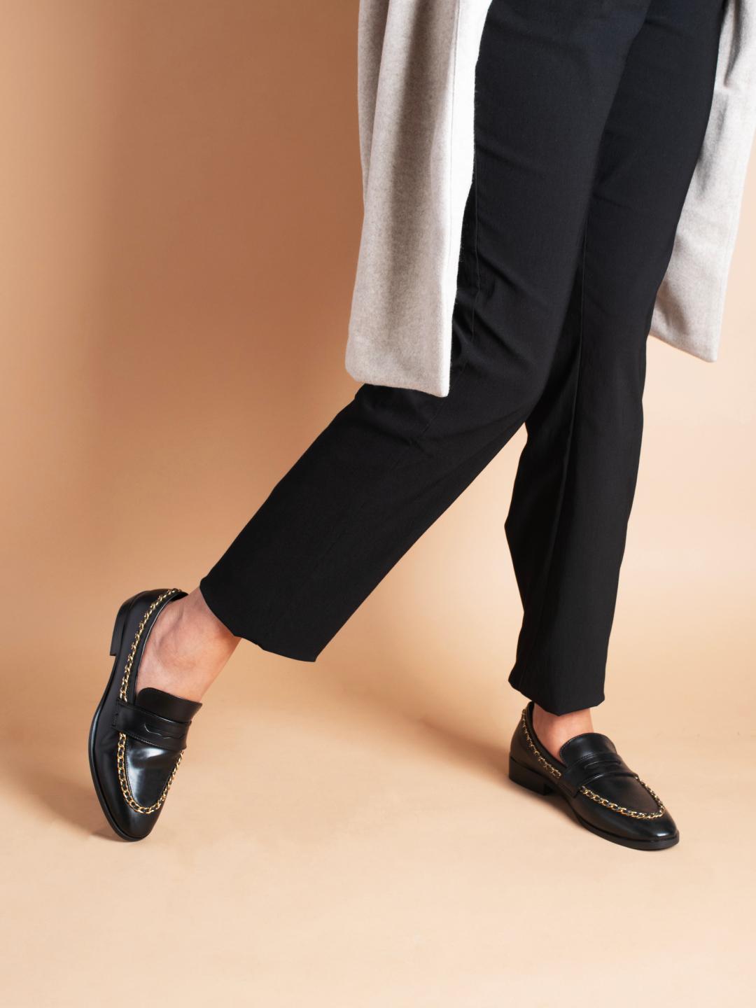 Buy CAI Women Penny Loafers With Chain Casual Shoes for Women