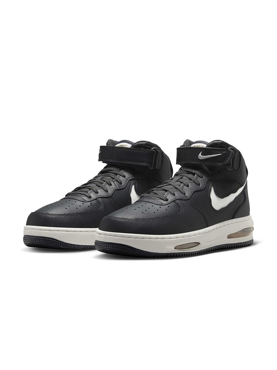 シューズ(男性用) Nike Air Force 1 Mid Evo Buy Nike Mens Air Force 1 Running Mid Evo-Anthracite/Summit White