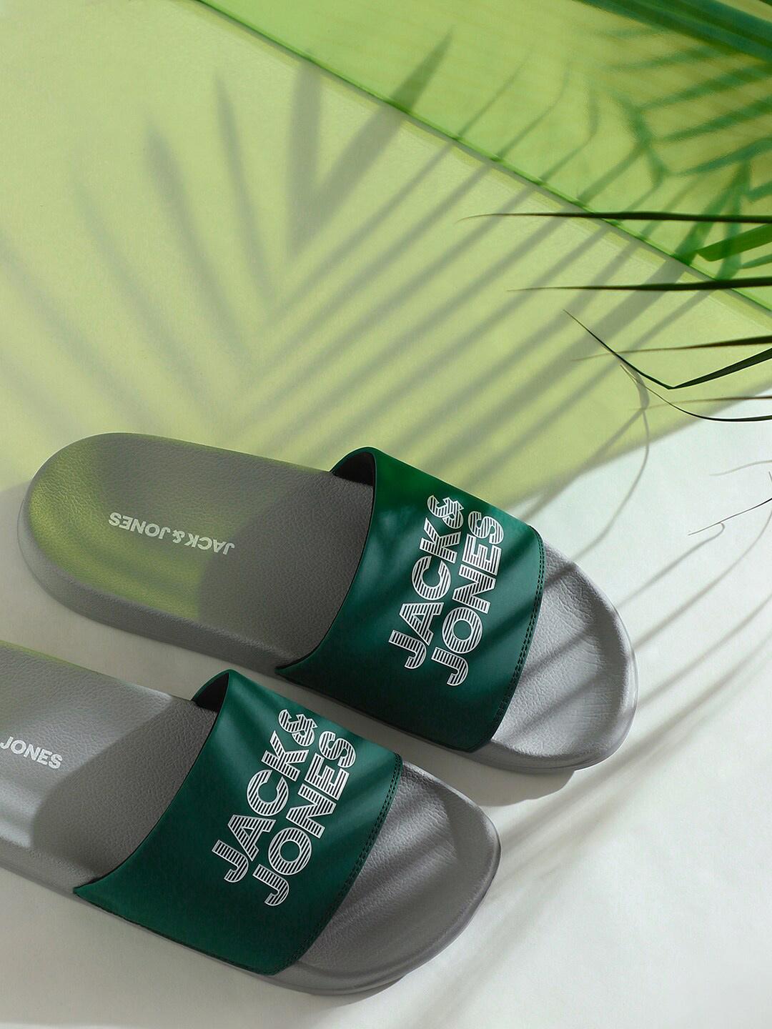 Jack & Jones Men STEVE LOGO Printed Sliders