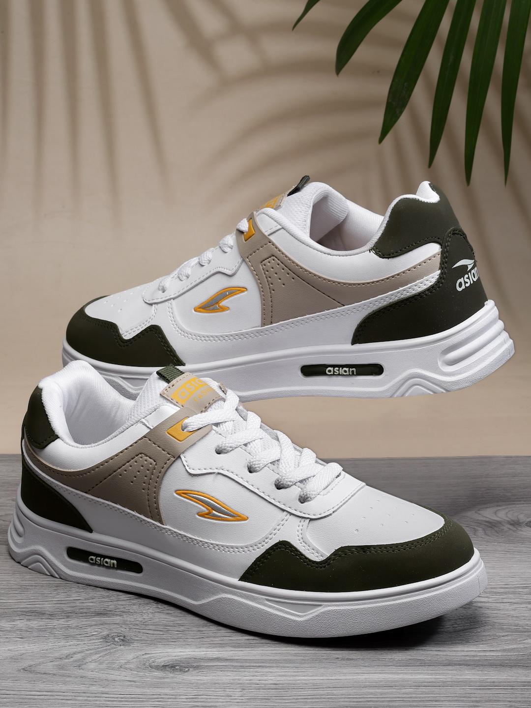ASIAN Men BOSTON Colourblocked Lace-up Sneakers - Image 1