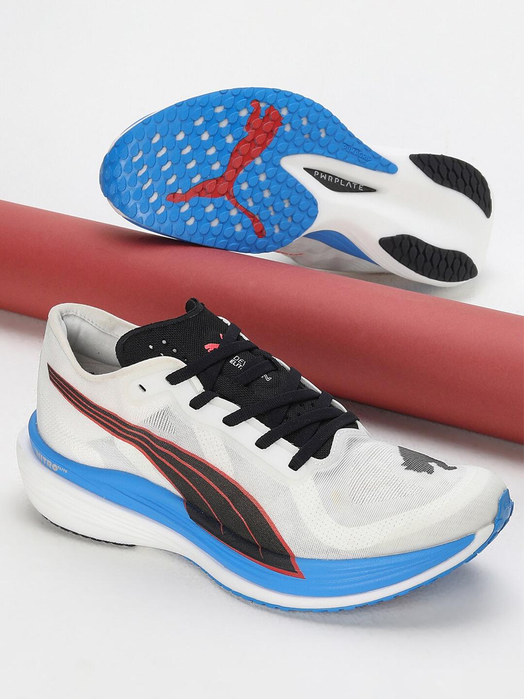 Buy Puma Men Deviate Nitro Elite 2 Printed Running Shoes - Sports