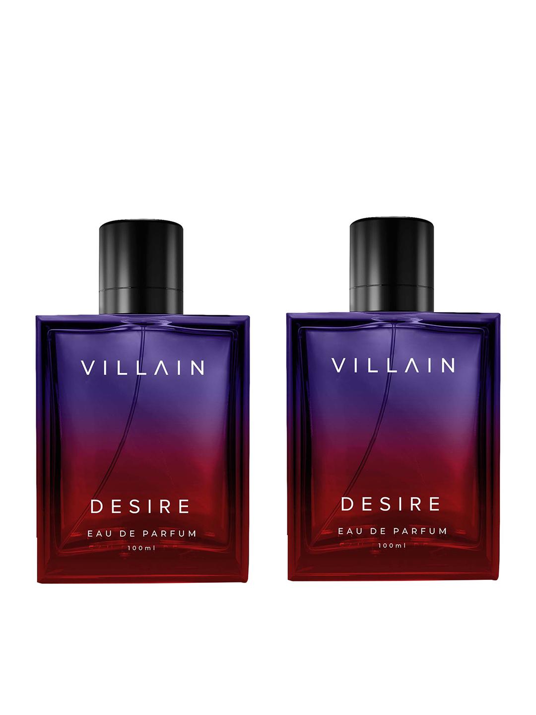 VILLAIN Men Set of Desire Long Lasting Eau De Parfum 100 ml Each