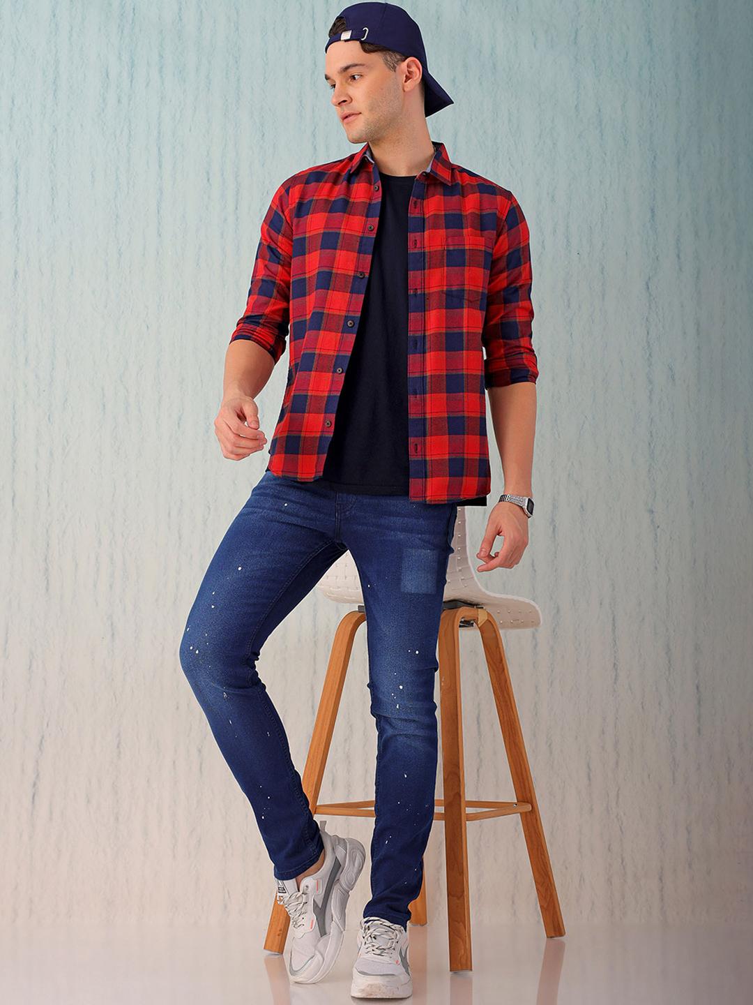 Buy Hardsoda by The Indian Garage Co Men Slim Fit Mildly