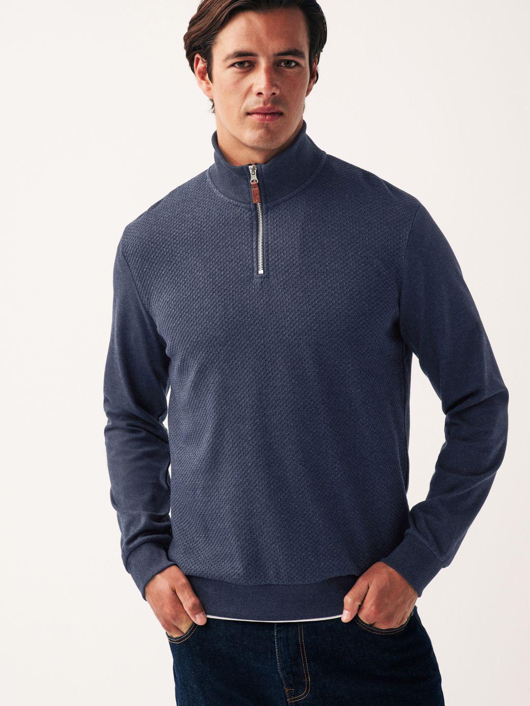 Buy NEXT Self Design Mock Neck Sweatshirt - Sweatshirts for Men