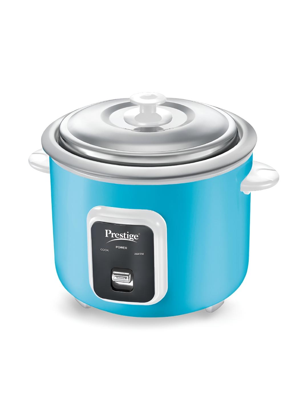 Prestige Delight Smart Blue Aluminium 230W Electric Rice Cooker With Fit  Lid