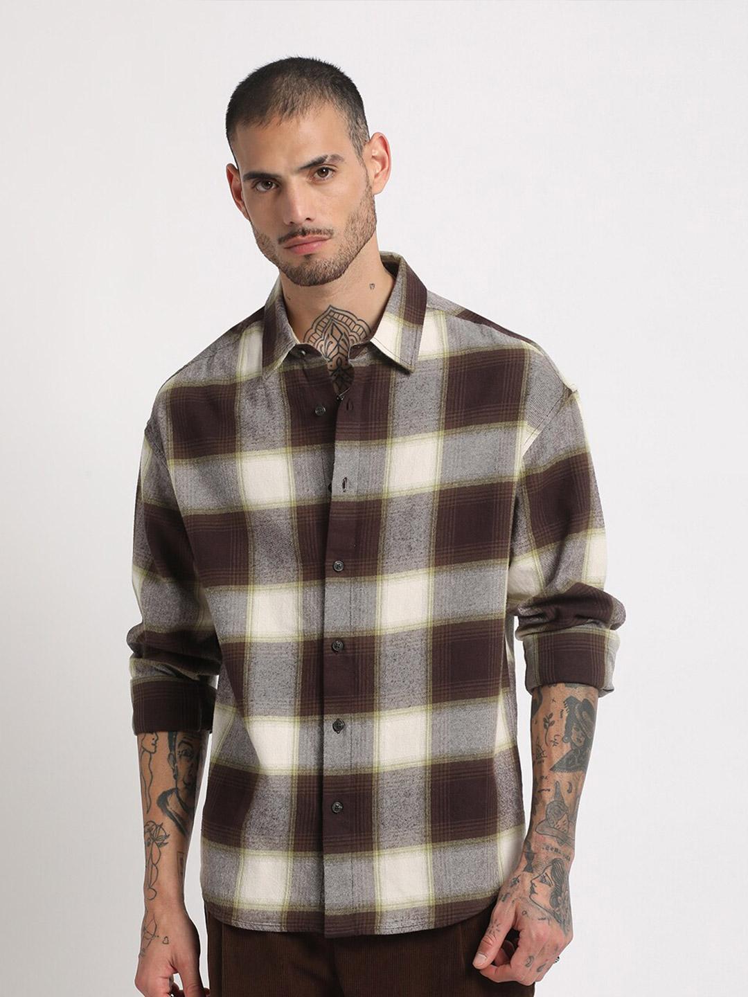 THE BEAR HOUSE Buffalo Checked Flannel Shirt - Image 1
