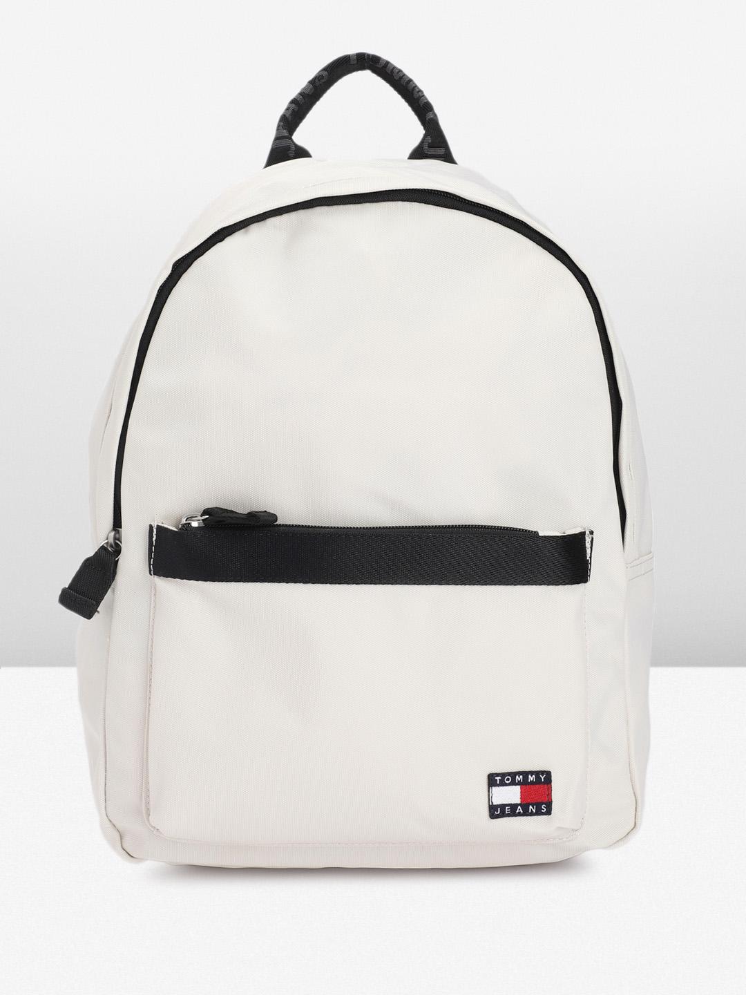 Tommy Hilfiger Women\'s White Backpack tommy-hilfiger-textured-stripe  main image 2