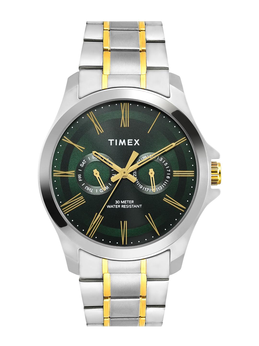 Timex Trendline Round 21mm Green Dial Analog Men Watch - TW000X130 - Image 1