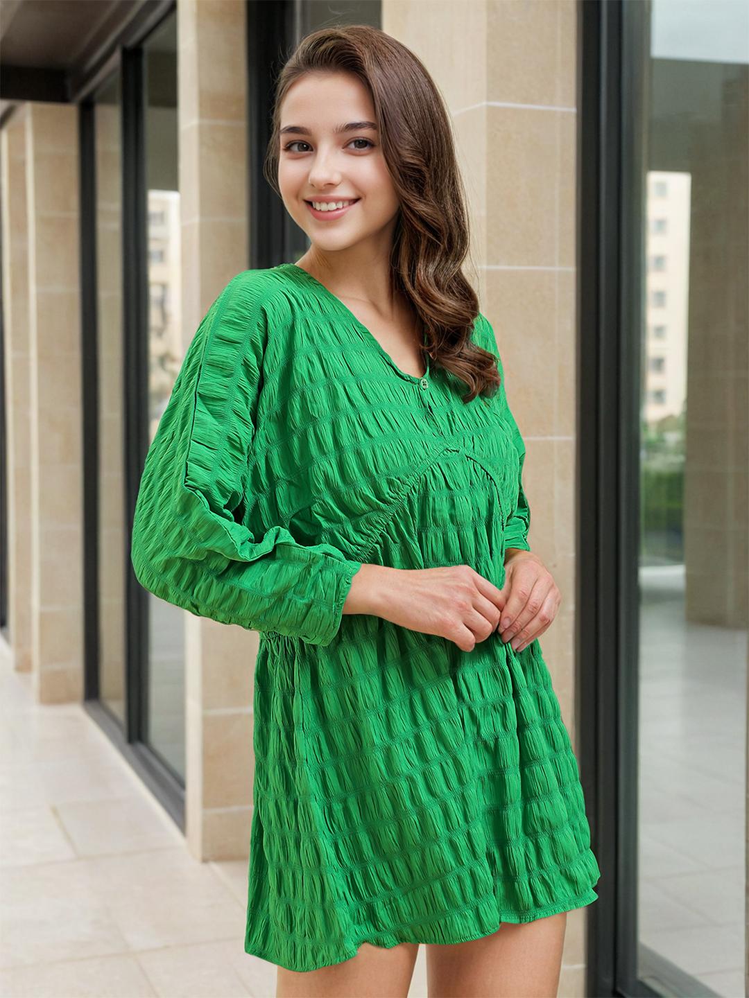 garage green dress The Garage Sweatshirt Hedge Green – Trendsplant main image 1