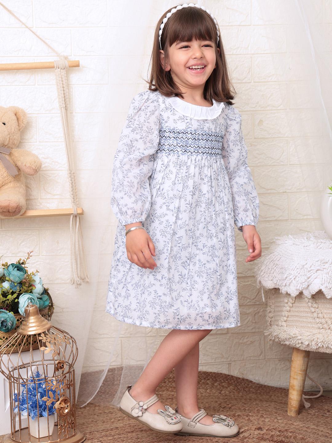 embroidered floral tulle dress Caméo Blue Floral Embroidered Tulle Midi Dress, S / Blue