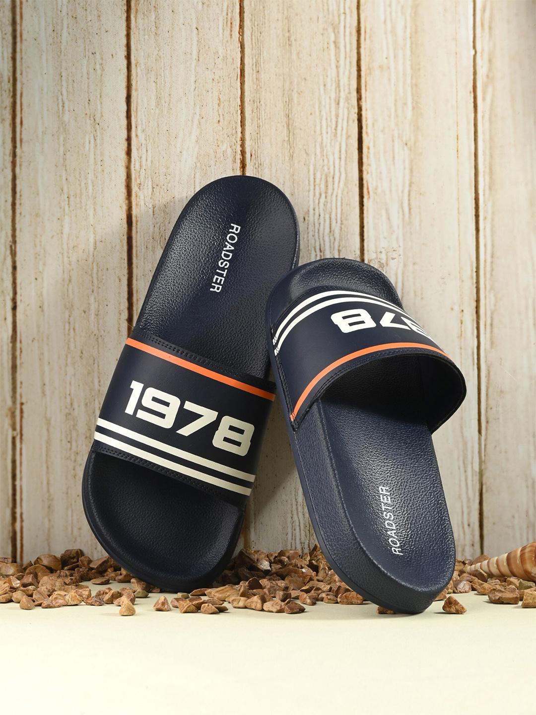 Roadster Men Typography Printed Sliders - Image 1