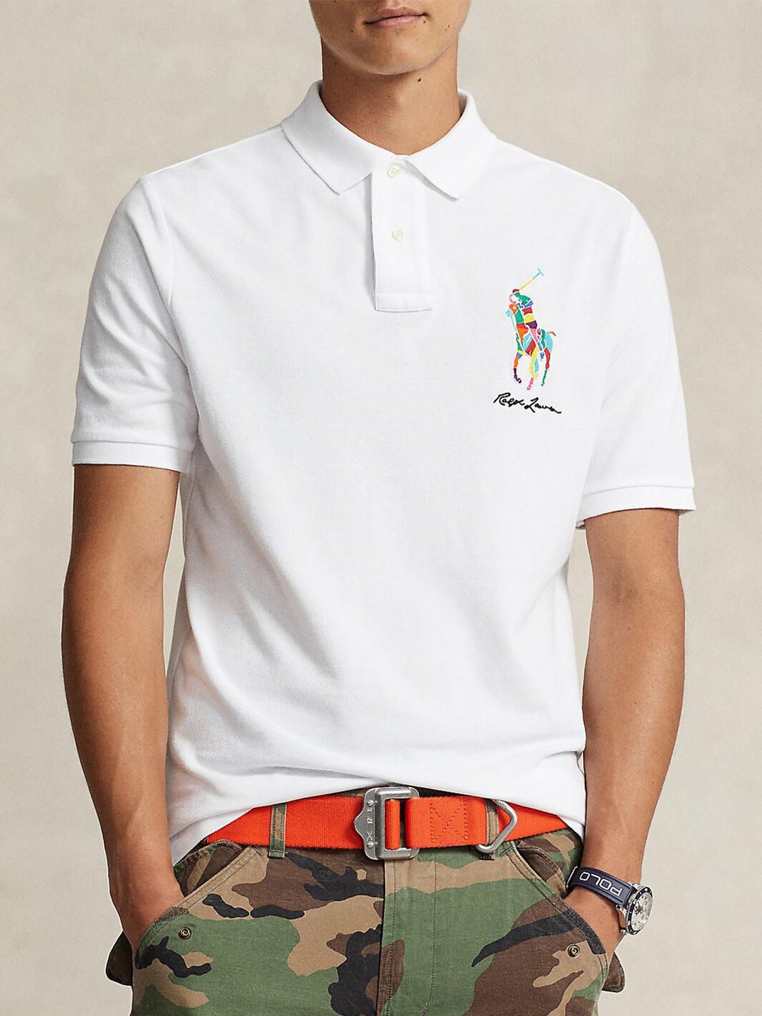Buy Polo Ralph Lauren Classic Fit Big Pony Mesh Polo Cotton