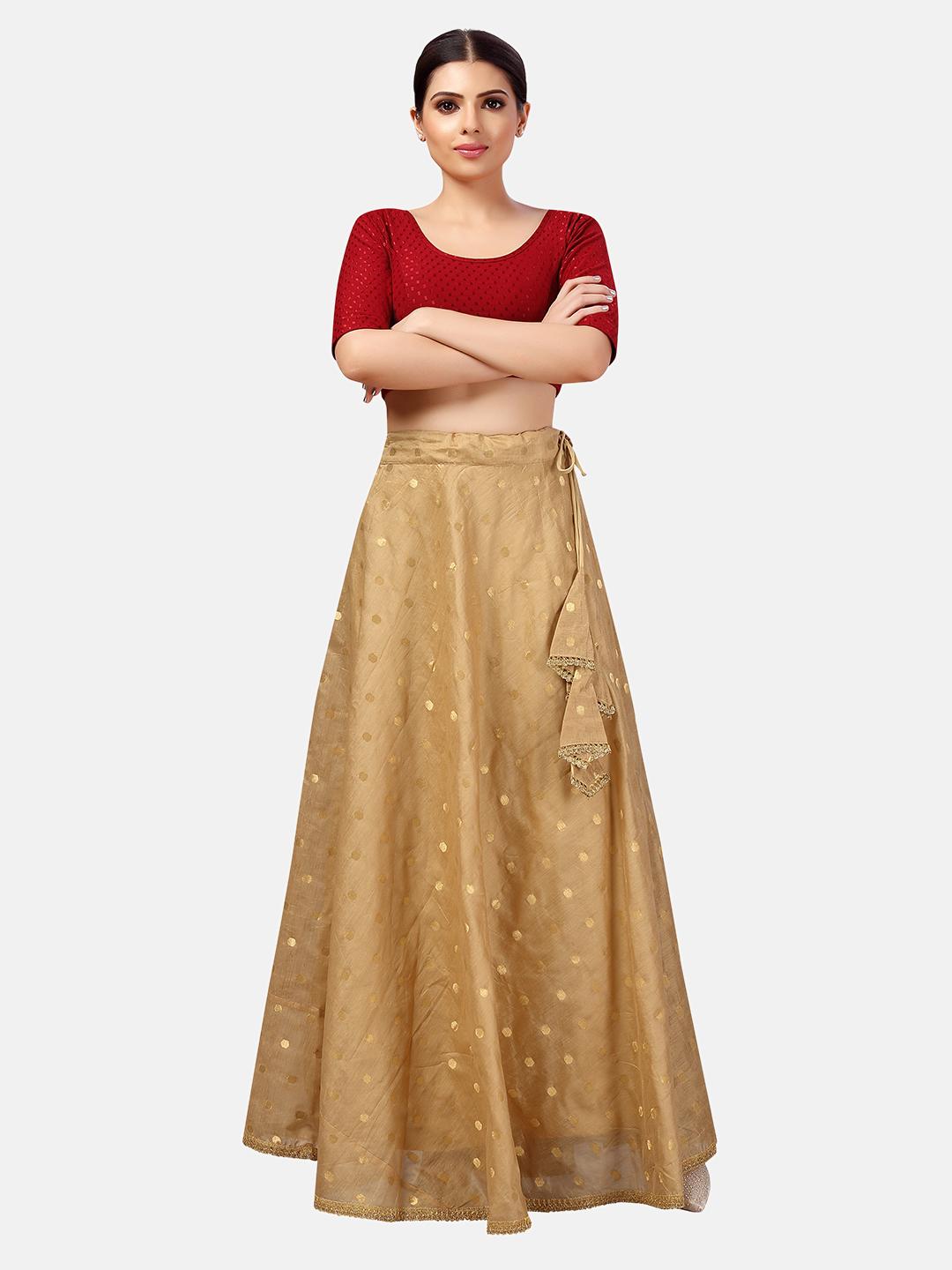 n.k atelier shirring dot long skirt n.k atelier shirring dot