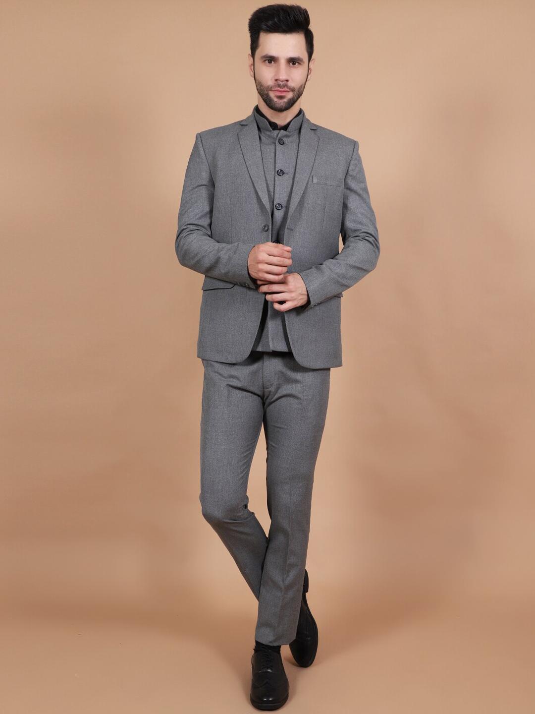 Wintage Single-Breasted Three-Piece Formal Suit