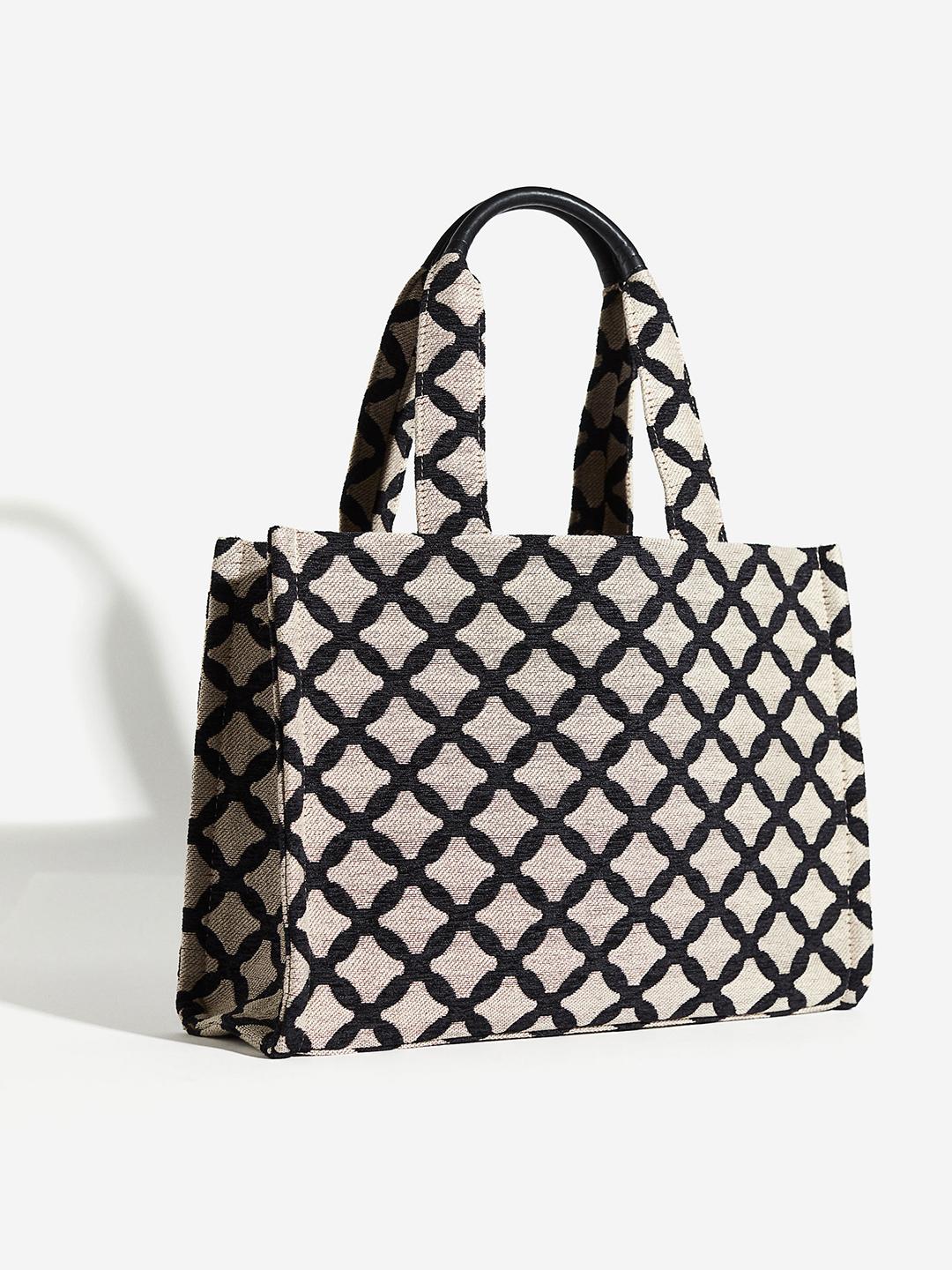Shopper Bag Cabas Hm H&M Cotton-Blend Shopper