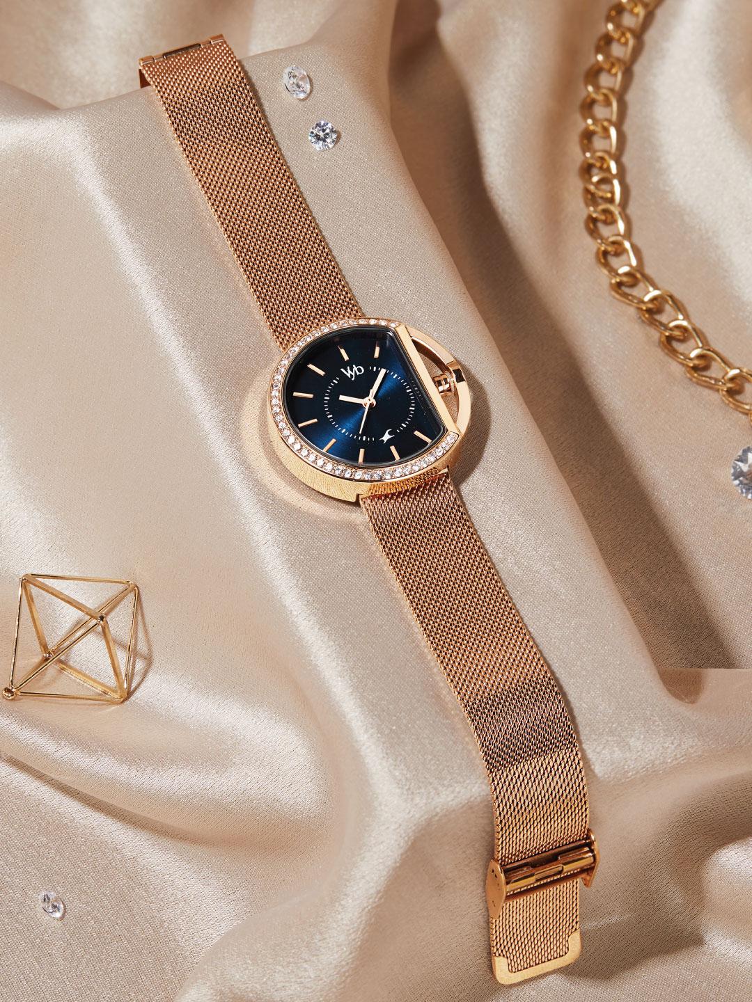 Buy Fastrack Vyb Showstopper Quartz Analog With Blue Dial Watch