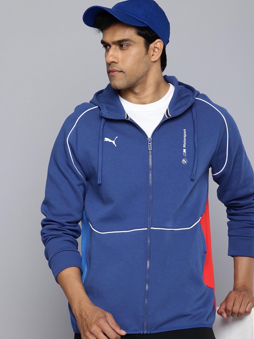 Blue Hoodie Tmc Puma Zip Up Hoodie Sweat Jacket Motorsport