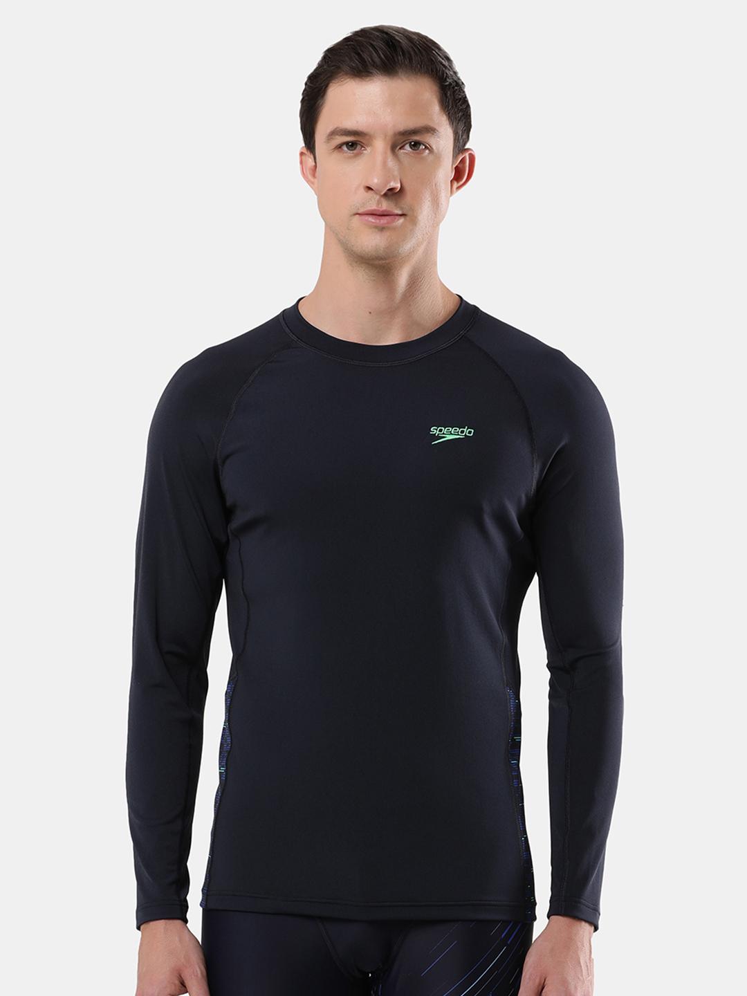Buy Speedo Brand Logo Printed Round Neck Long Sleeve Sun