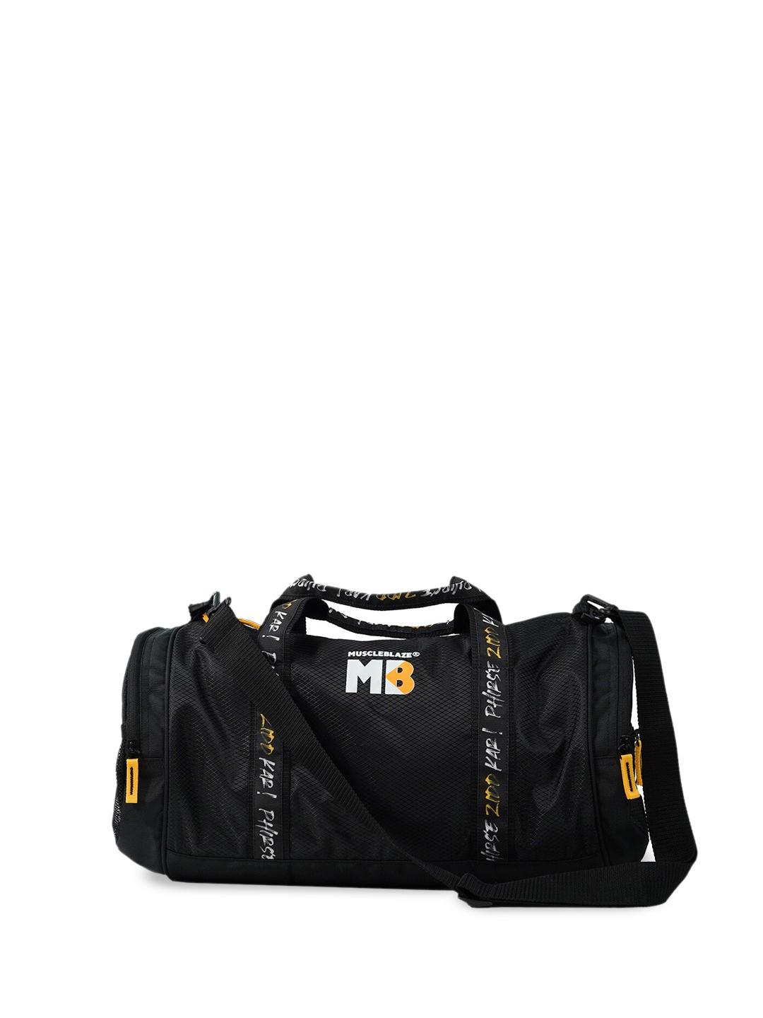 MuscleBlaze Unisex Typography Printed Duffel Bag - Image 1