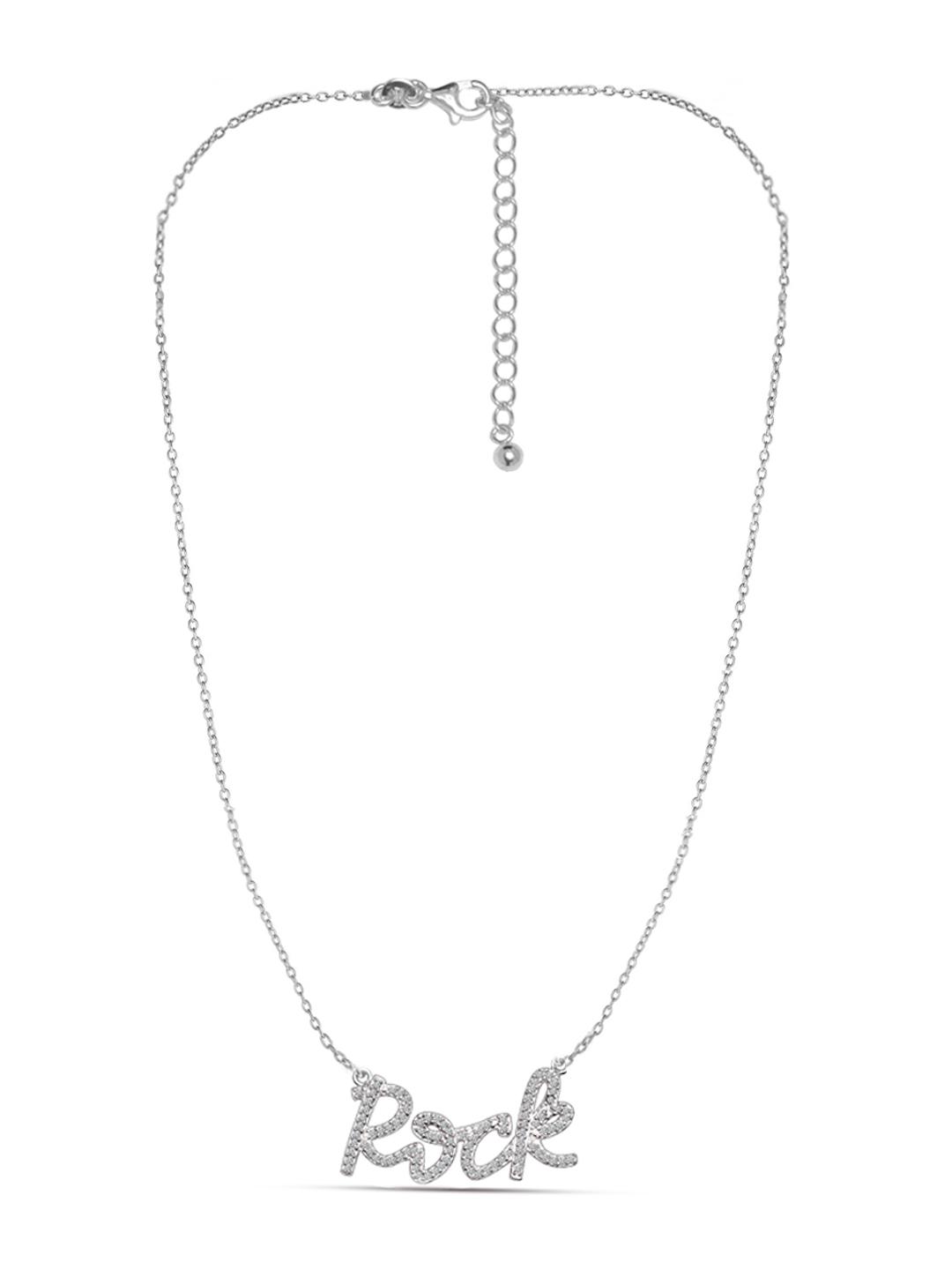 Buy LeCalla Sterling Silver Plated Necklace Necklace and Chains