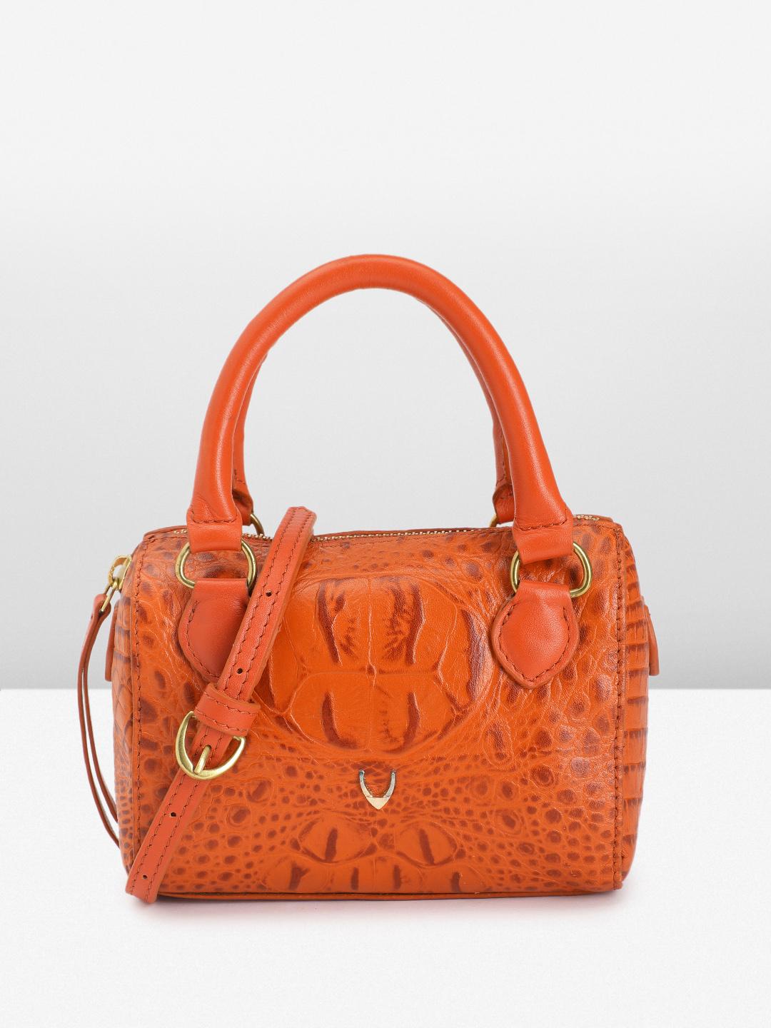 Buy Hidesign Animal Textured Leather Structured Handheld Bag