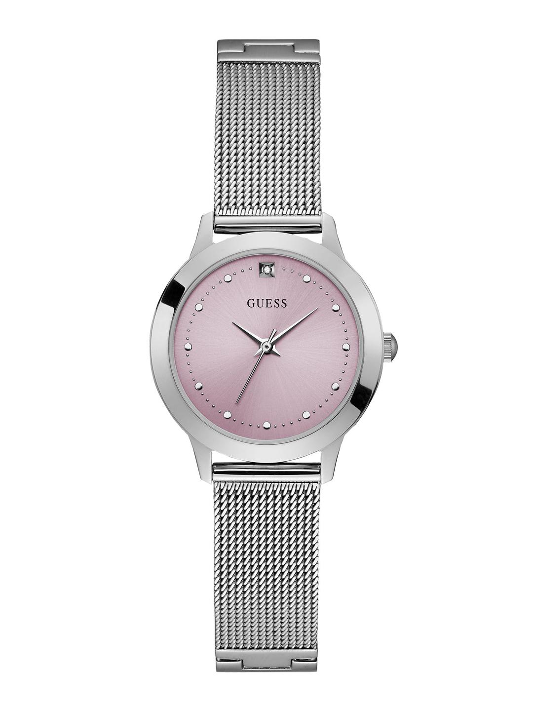 Guess U1197L3 Women\'s Silver Stainless Steel Analog Pink Dial Quartz Watch Cv39 Guess U1197L3 Women main image 3