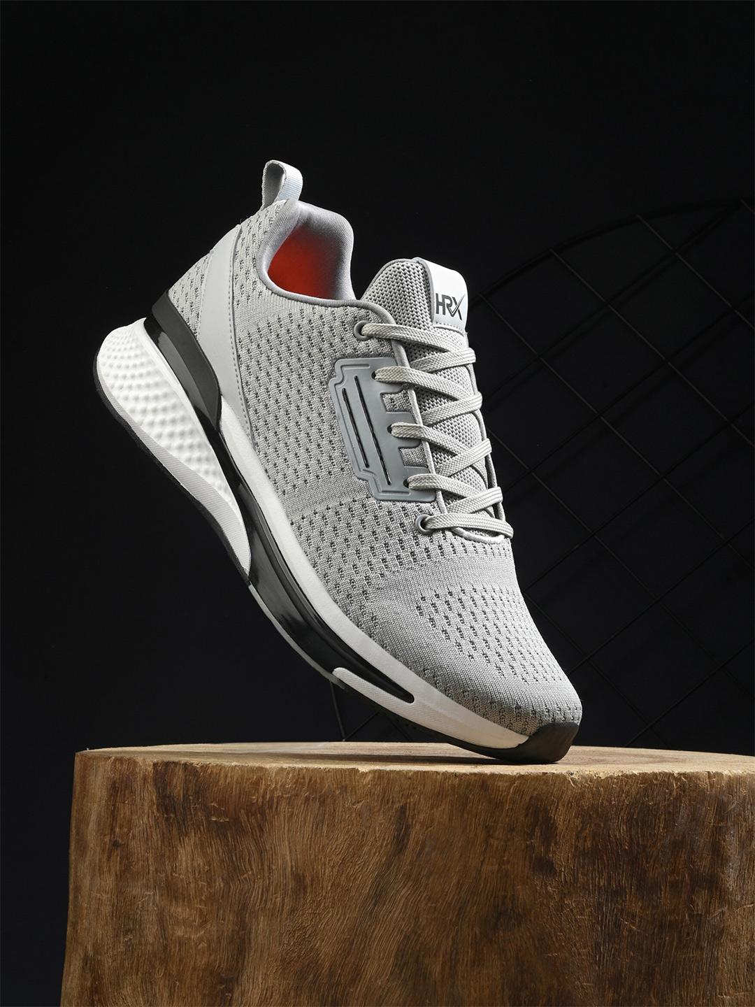 Buy HRX by Hrithik Roshan Men Grey Mesh Running Shoes - Sports