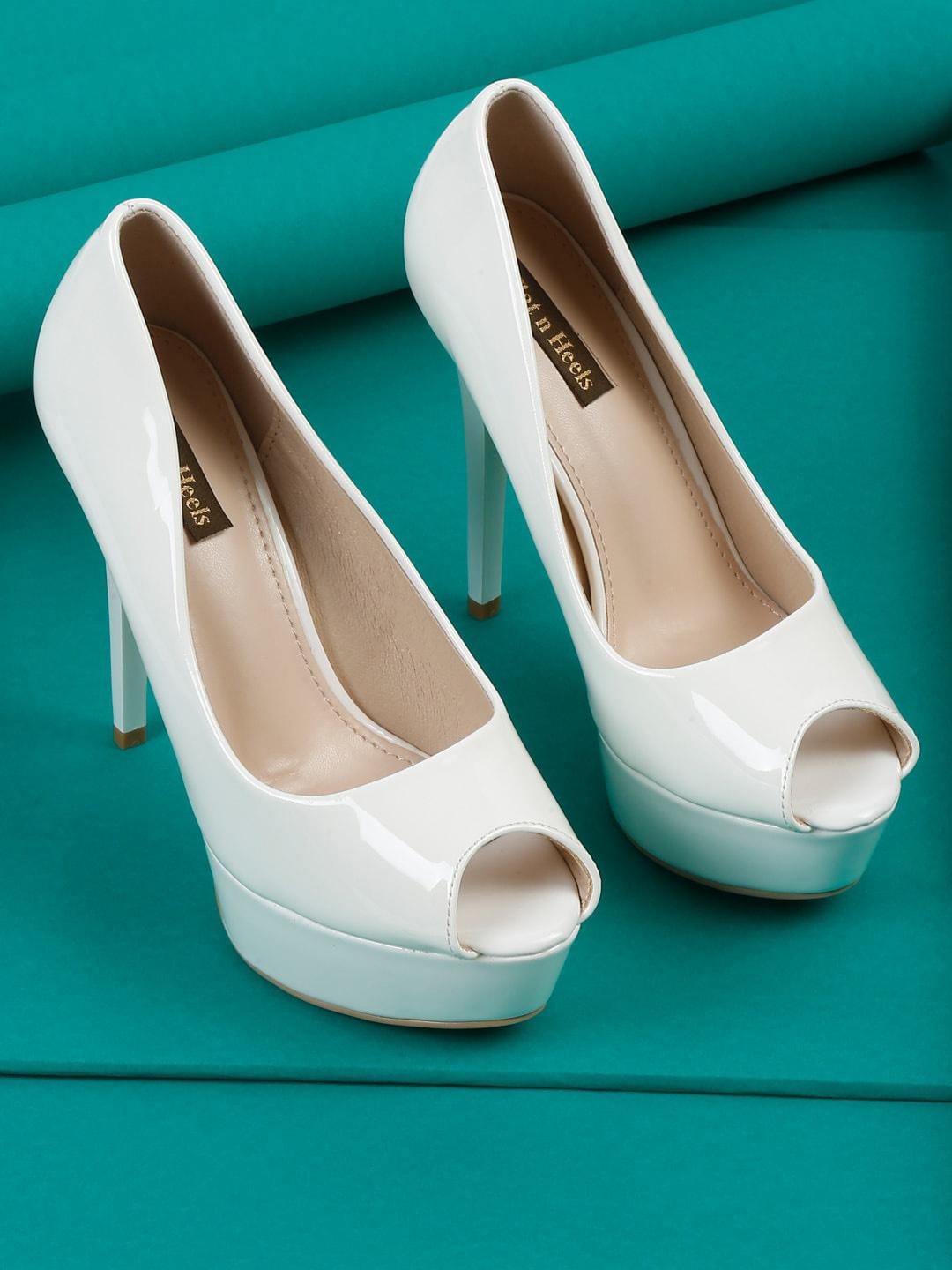 Buy Flat n Heels Stiletto Peep Toes Heels Heels for Women