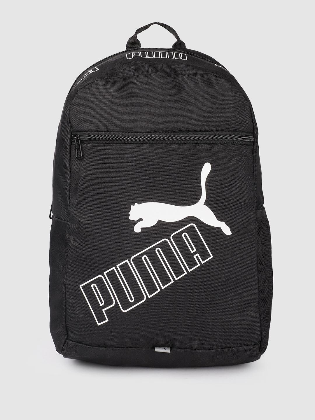 Puma Phase Backpack Puma Backpack Black And White Myntra Puma