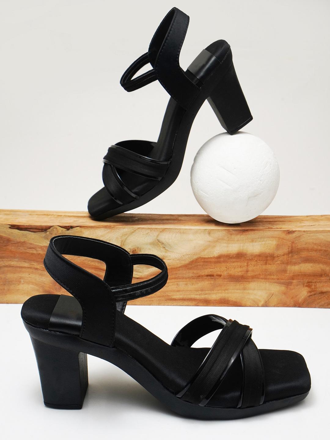Try Me Open Toe Block Sandals for Women
