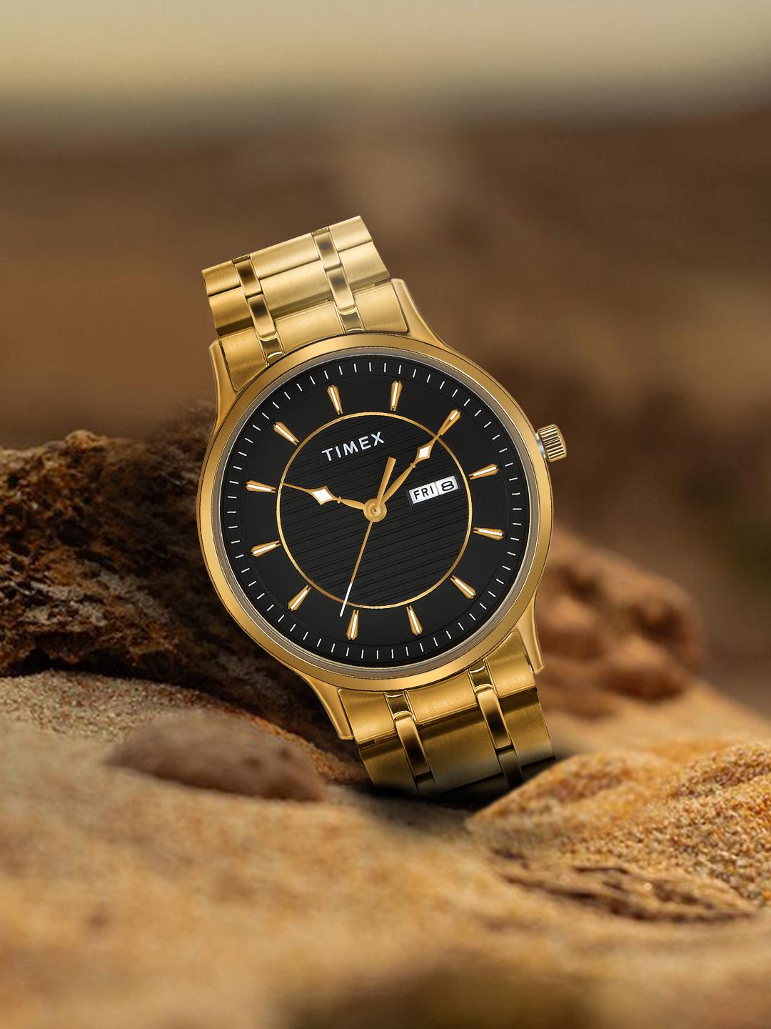 Timex Watches For Men Small Wrist Timex Men Black Dial Analog