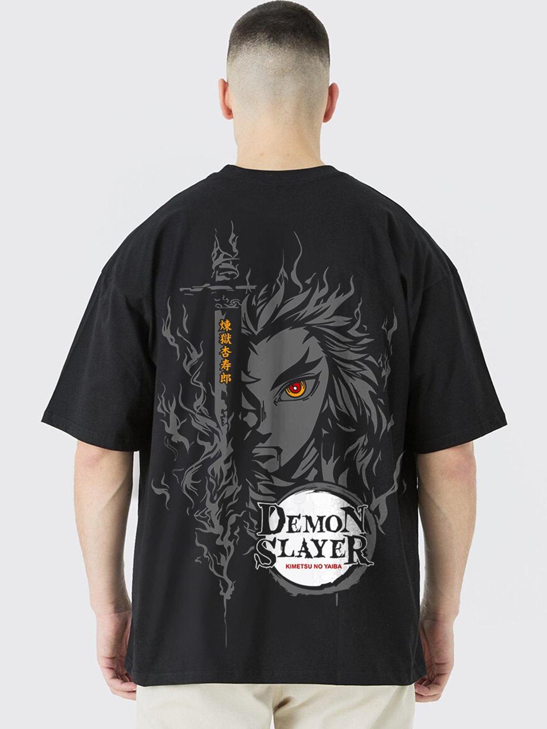 PRONK Rengoku Anime Oversized T-Shirt