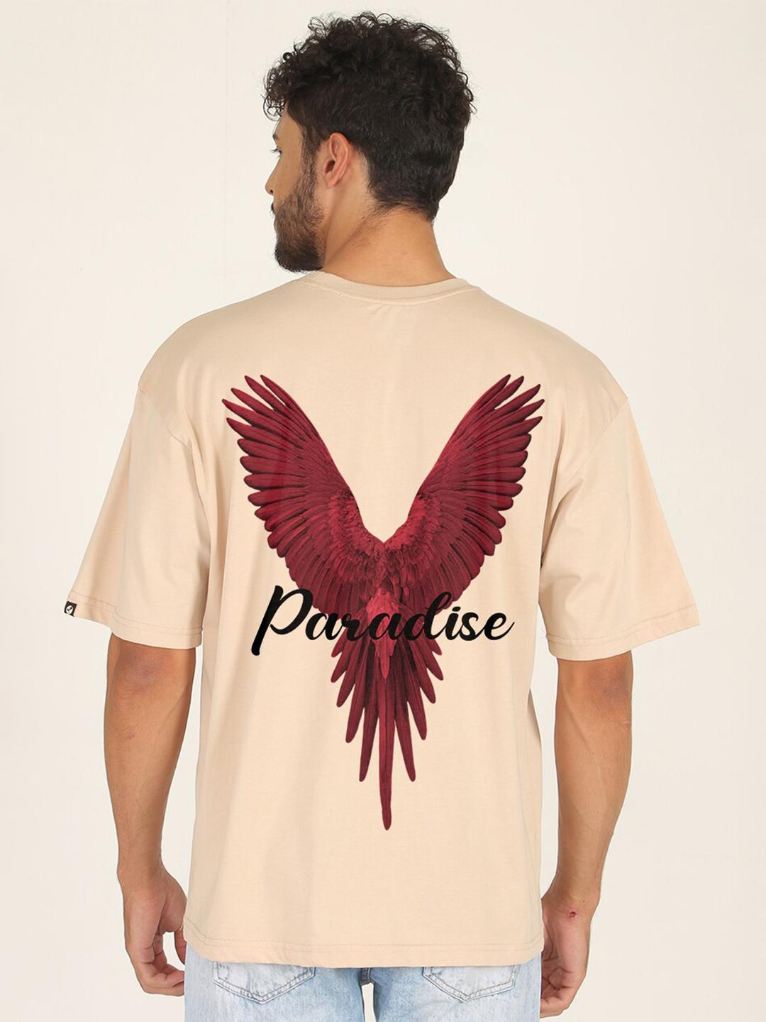 PRONK Paradise Graphic Printed Cotton T-Shirt - Image 1