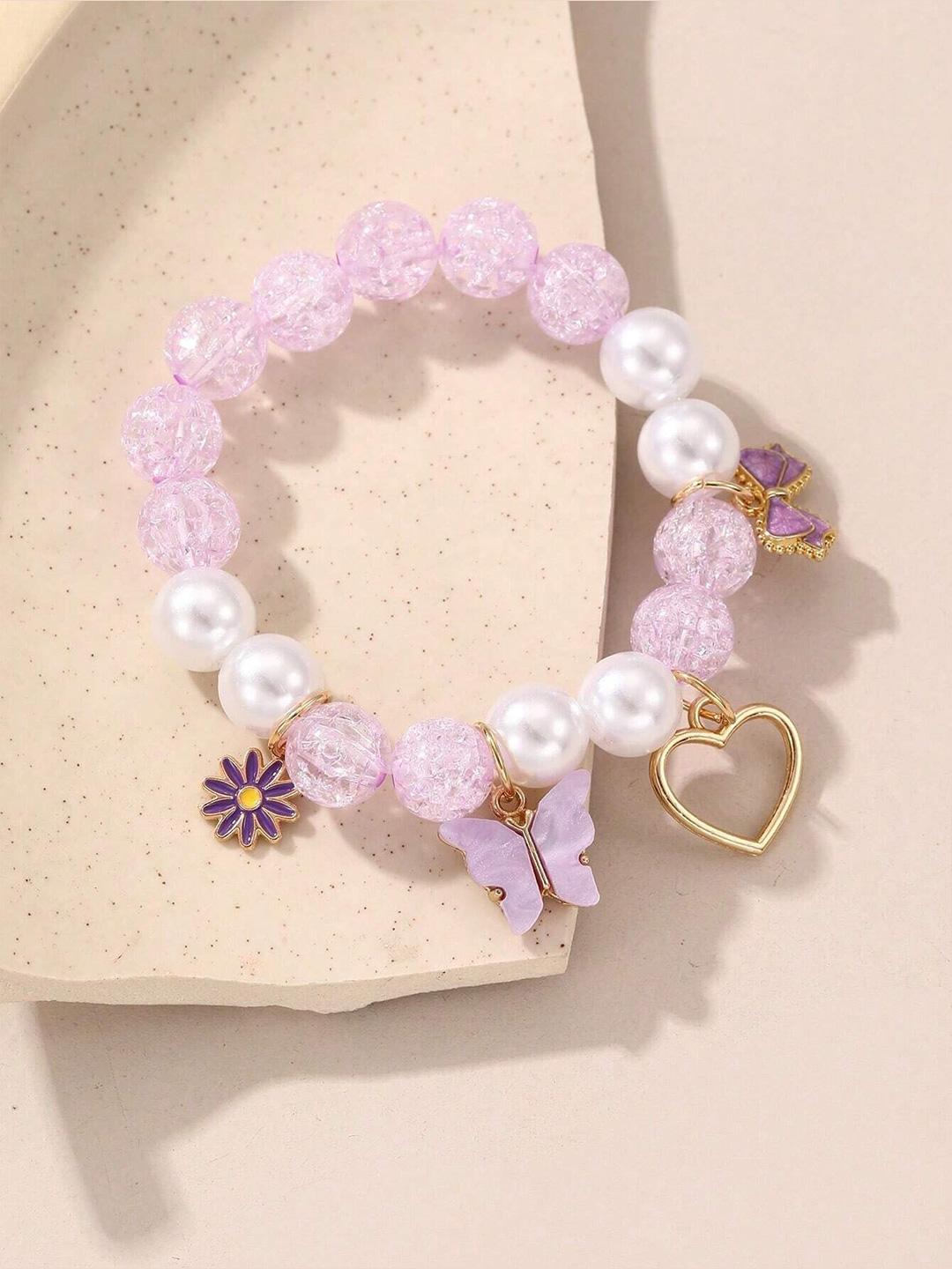 Purple Pandora Bracelets Coupons EL REGALO Women Charm Bracelet