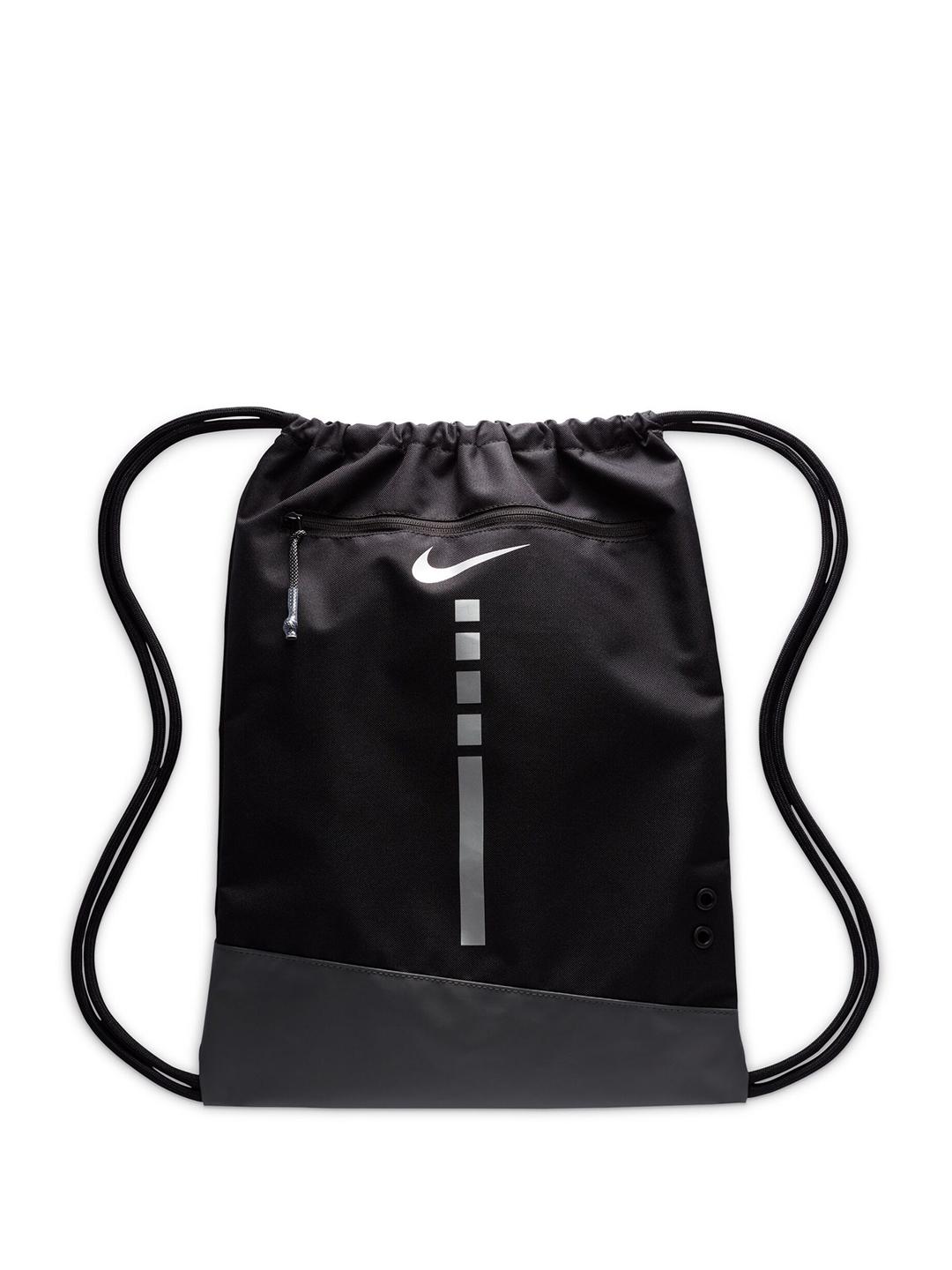 black nike drawstring backpack