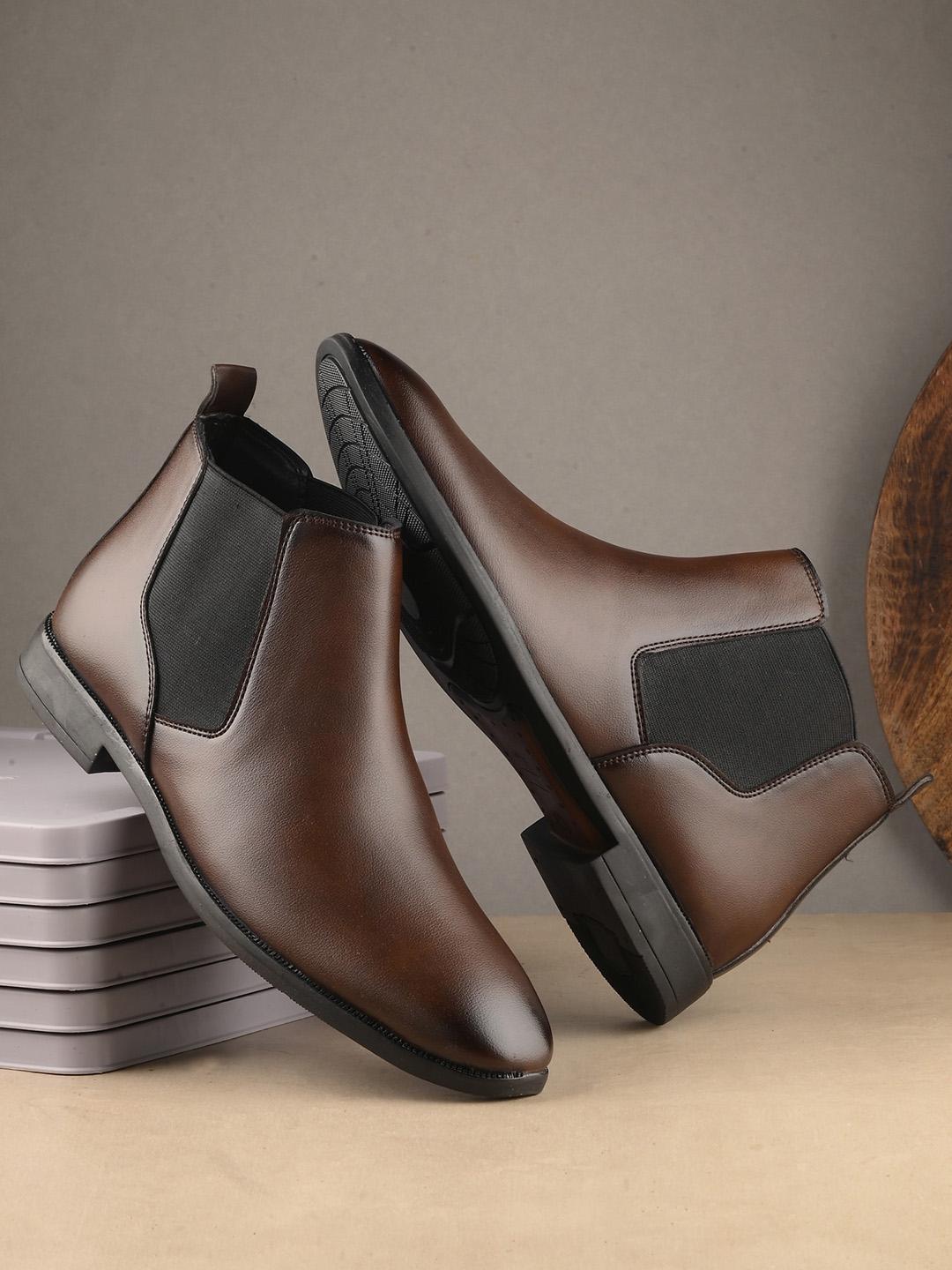 Buy The Roadster Lifestyle Co Men Casual Heeled Chelsea Boots