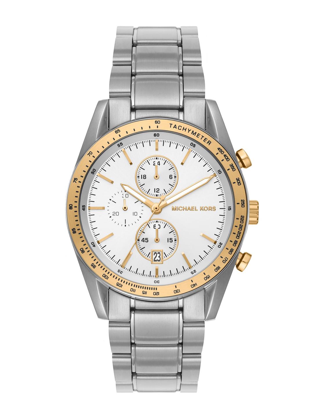 Buy Michael Kors Men Dial & Stainless Steel Bracelet Style Straps
