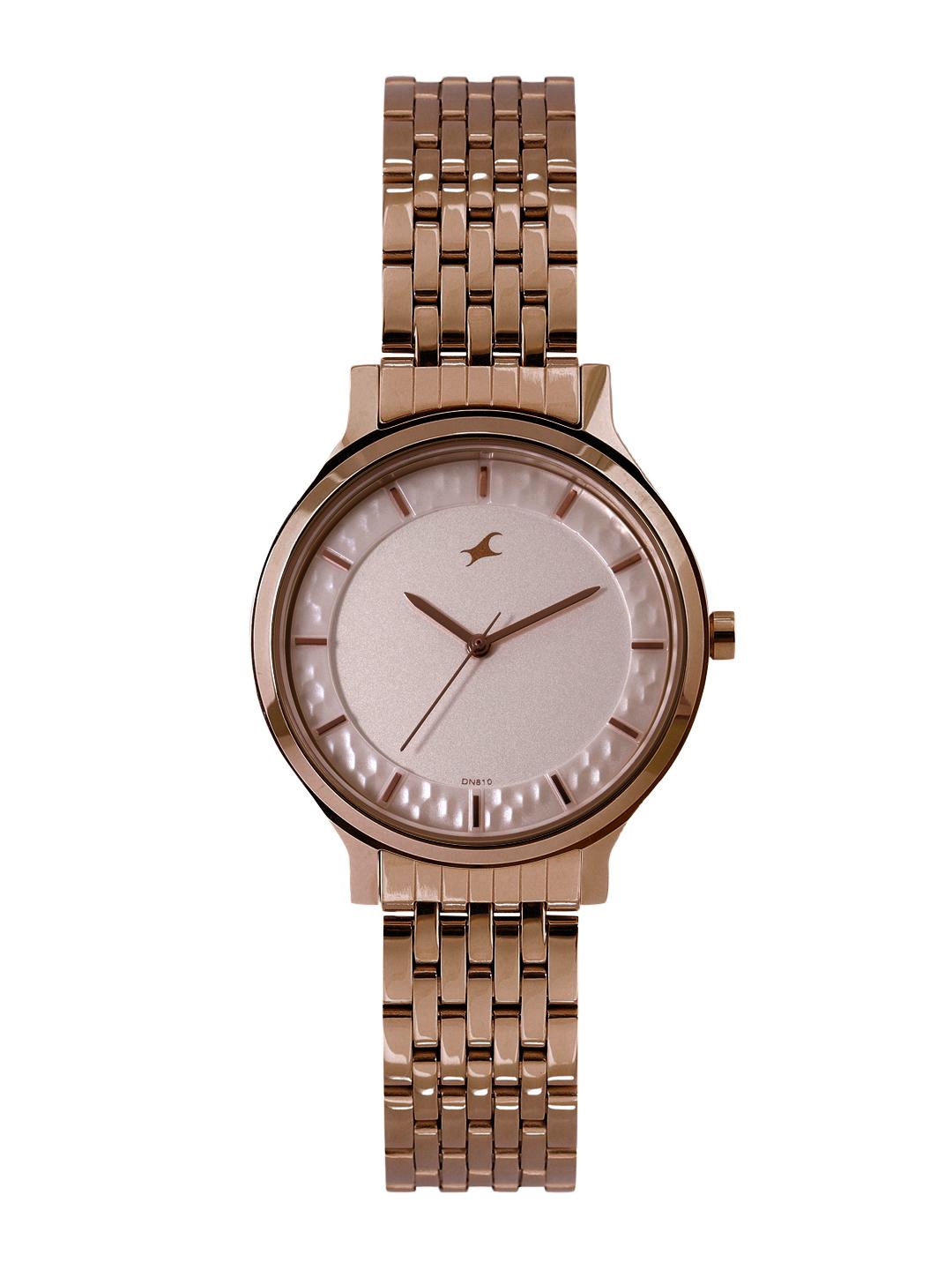 Fastrack Crush Quartz Analog Brown Dial Watch for Girls - Image 1