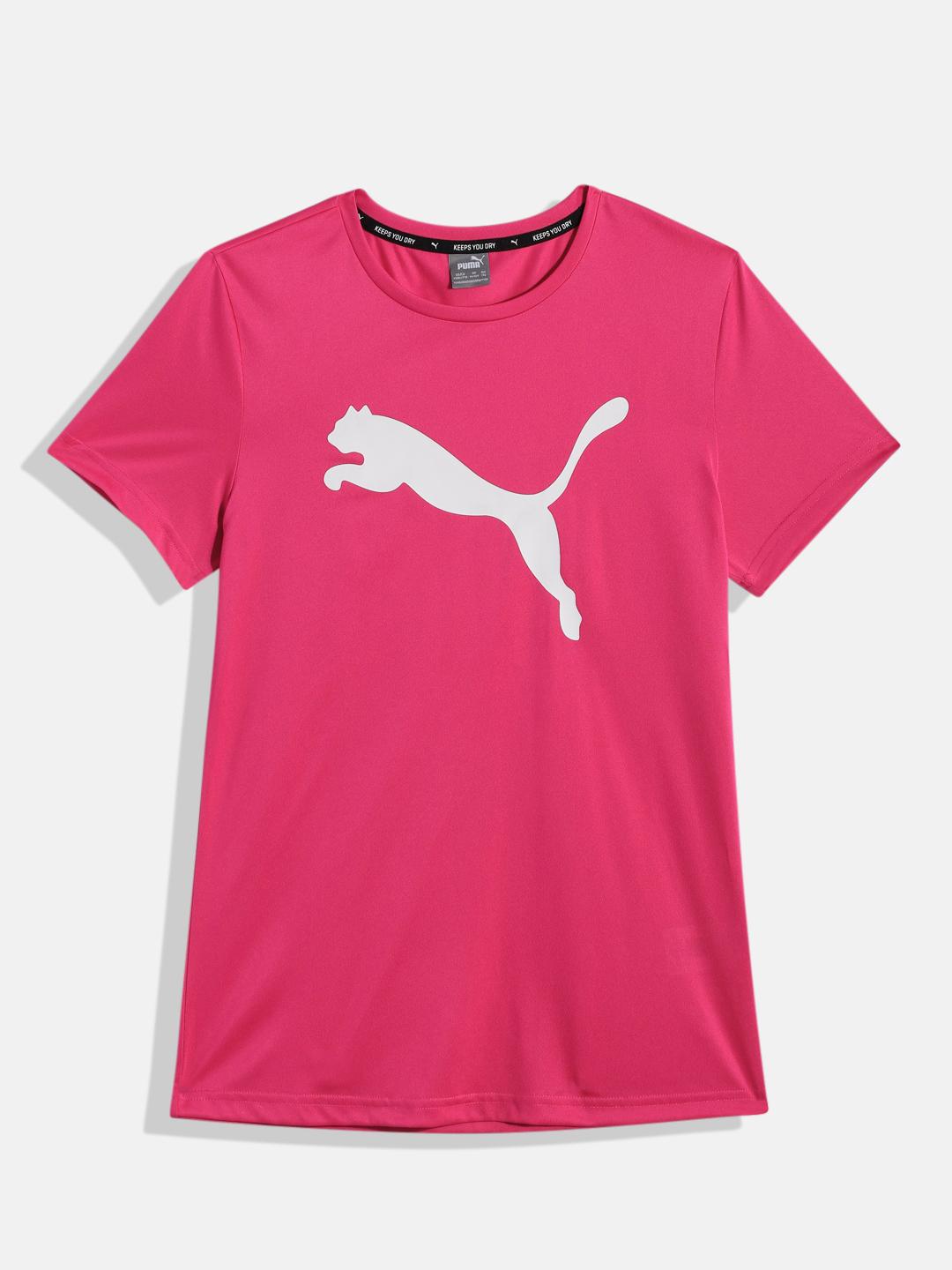 Clothing Puma Girls T Shirt Buy Puma Girls Brand Logo Print Active