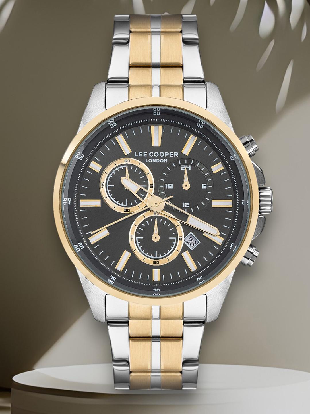 Buy Lee Cooper Men Brass Printed Dial Analogue Chronograph Watch