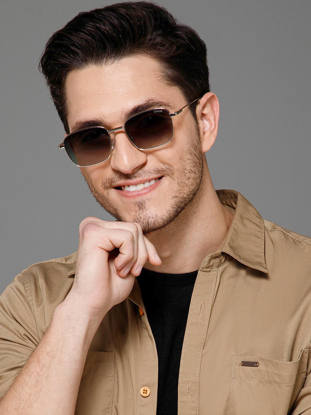 アンドリュー様 Buy IDOR Unisex Rectangle Sunglasses with UV Protected Lens 2261