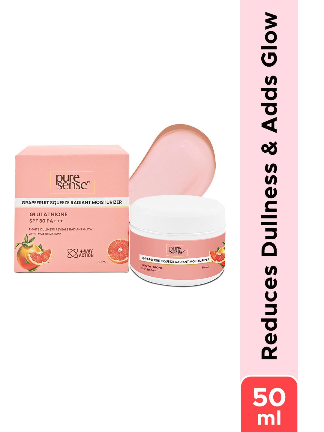 Buy Pure Sense Grapefruit Squeeze Moisturizer SPF 30 PA+++ with Glutathione  & Vitamin C -50ml - Day Cream for Unisex 28359716