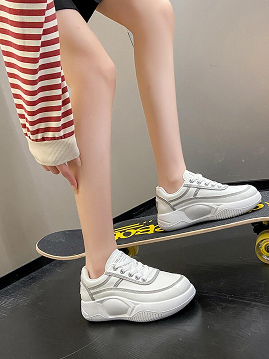 Buy LULU & SKY Women Colourblocked Lace Up Sneakers - Casual Shoes