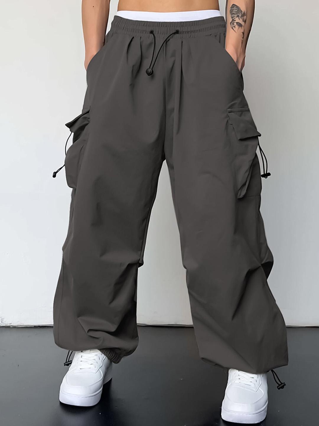 Buy Maniac Men Baggy Fit Mid-Rise Cargos - Trousers for Men