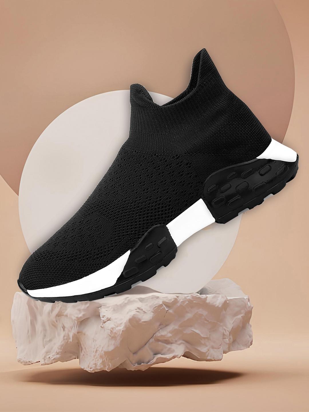 Bxxy Men Mesh High-Top Running Non-Marking Shoes