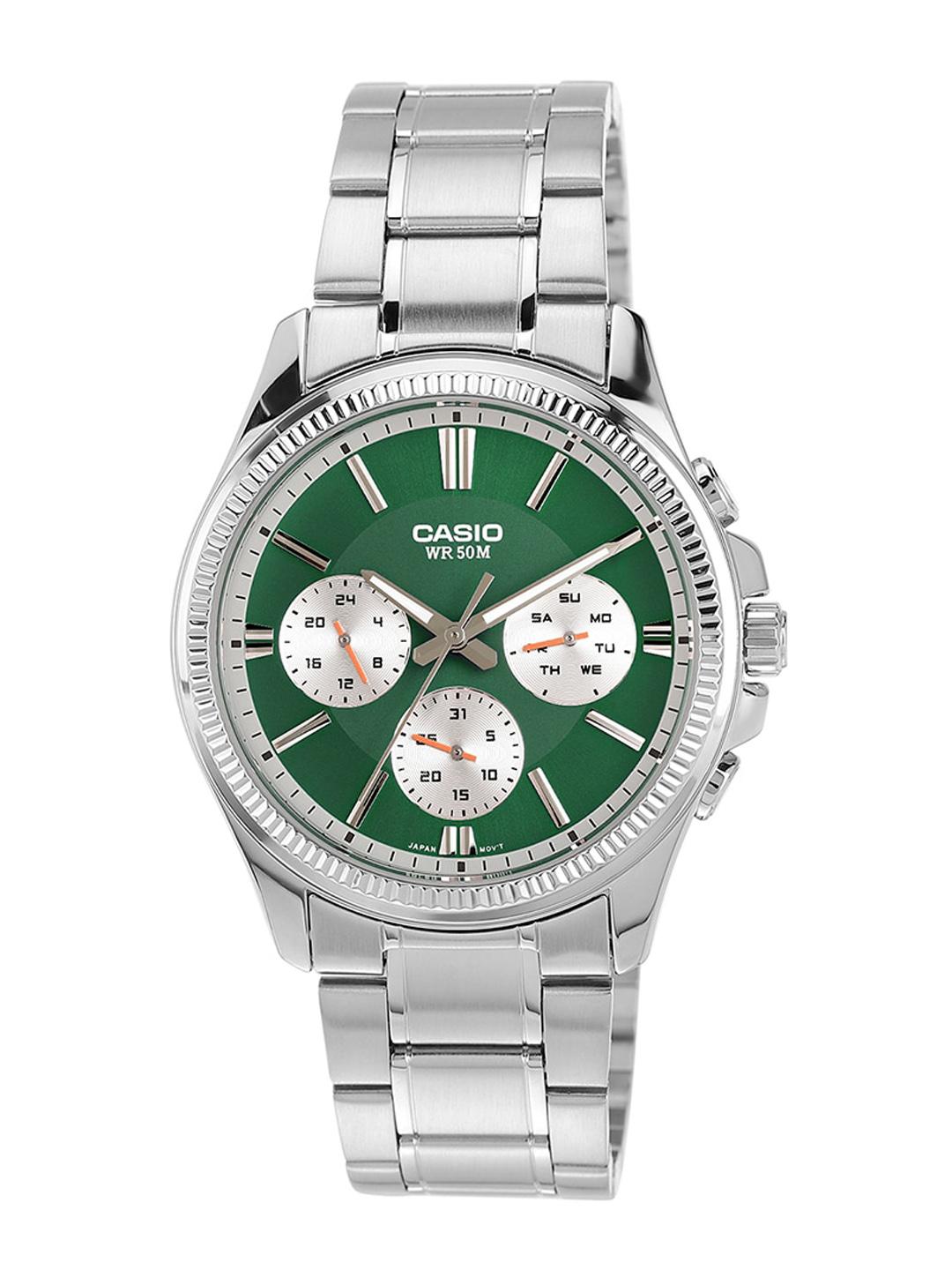 Buy CASIO Men Stainless Steel Bracelet Style Straps Analogue Watch